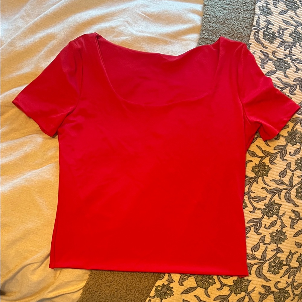 Elegant Red Women's Top
